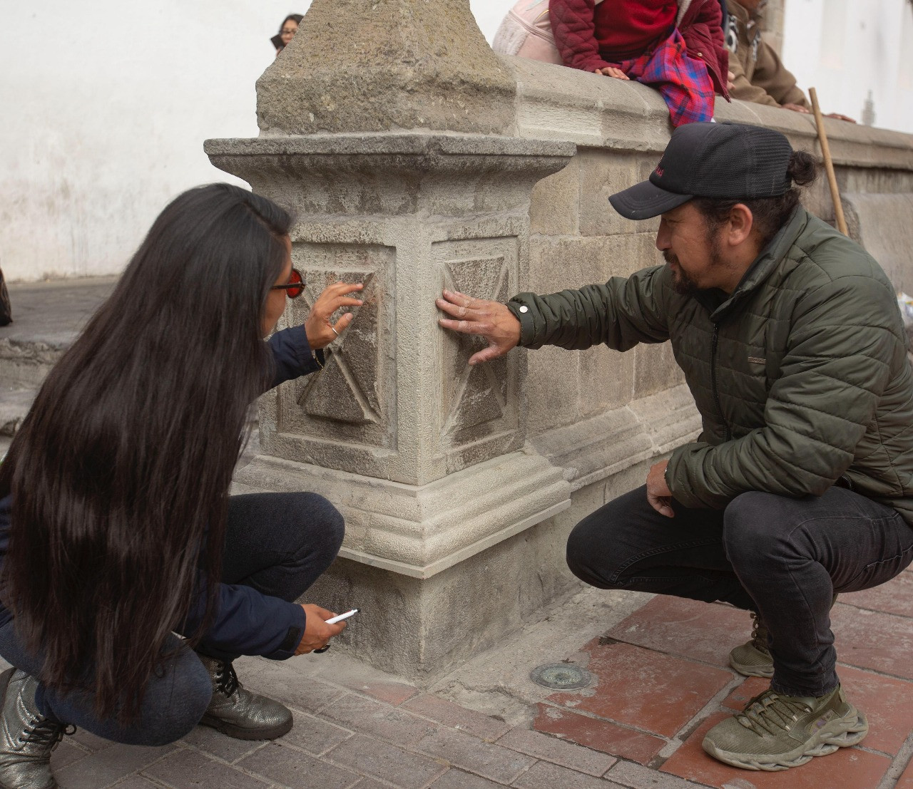 Área del muro petril del atrio de La Catedral fue restaurada